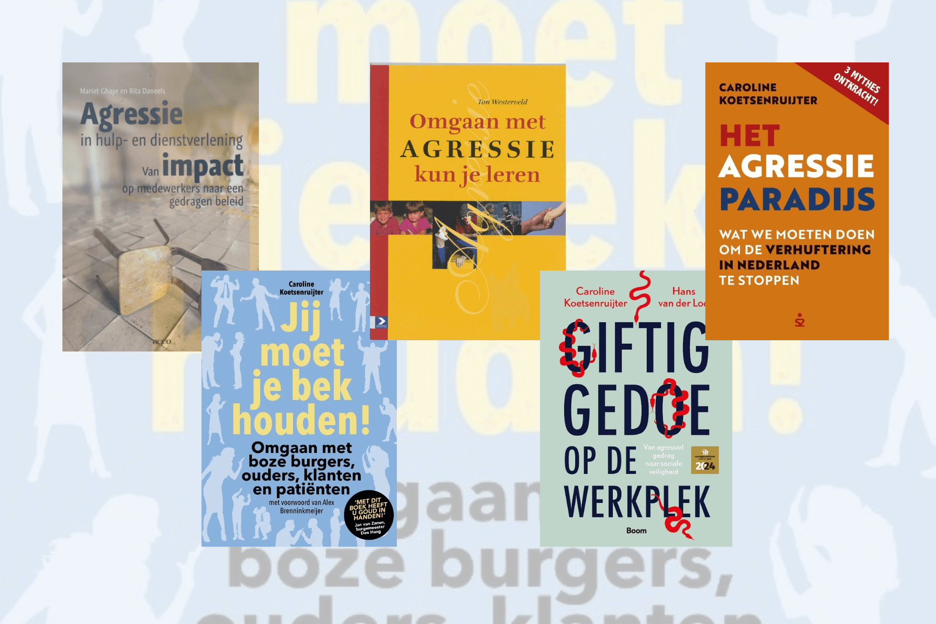 boeken over Nederland agressieland agressie op de werkplek