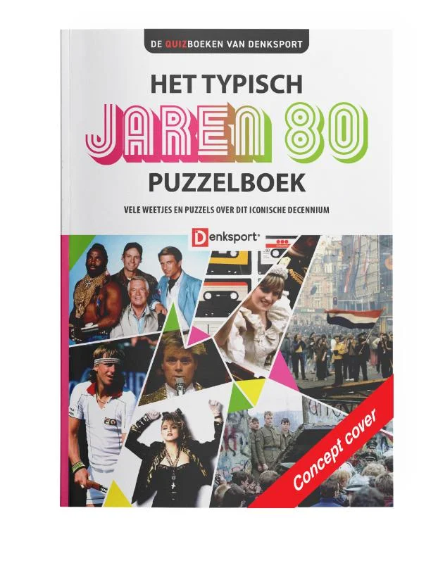 Typisch jaren 80 Puzzelboek
